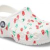 Crocs (PS) Baya grafiska träskor ”White Cherry” 207017-1F6