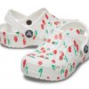 Crocs (PS) Baya grafiska träskor ”White Cherry” 207017-1F6