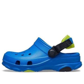 Crocs (PS) Blå sandaler med platt klack 207011-4JL