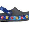 Crocs (PS) CFL Transformers Bnd Lt Slate Graffiti Utomhus Casual Grå Sandaler 205501-0DA