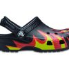 Crocs (PS) Classic Flame Broiled Clog ”Black Red Green” 206629-0X9 Crocs (PS) Classic Flame Broiled Clog ”Black Red Green” 206629-0X9