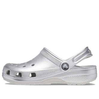 Crocs (PS) Classic Metallic Clog ”Silver Metallic” 209196-0P1