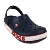 Crocs (PS) Corcband Bold Logo Minimalistic Casual Blå Röda Sandaler ”Blue Red” 206022-4CC Crocs (PS) Corcband Bold Logo Minimalistic Casual Blå Röda Sandaler ”Blue Red” 206022-4CC