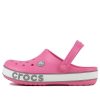Crocs (PS) Crocband Bold Logo Utomhus Platt klack Minimalistisk Sport Rosa Sandaler 206022-65Y Crocs (PS) Crocband Bold Logo Utomhus Platt klack Minimalistisk Sport Rosa Sandaler 206022-65Y