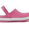Crocs (PS) Crocband Bold Logo Utomhus Platt klack Minimalistisk Sport Rosa Sandaler 206022-65Y Crocs (PS) Crocband Bold Logo Utomhus Platt klack Minimalistisk Sport Rosa Sandaler 206022-65Y