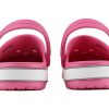 Crocs (PS) Crocband Bold Logo Utomhus Platt klack Minimalistisk Sport Rosa Sandaler 206022-65Y Crocs (PS) Crocband Bold Logo Utomhus Platt klack Minimalistisk Sport Rosa Sandaler 206022-65Y