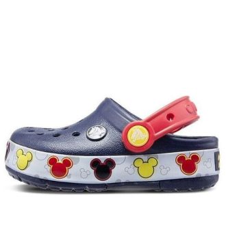 Crocs (PS) Crocband Mickey Fun Lab Lights Träskor ”Navy Red” 204994-410