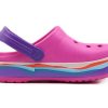 Crocs (PS) Crocband Wavy Band Small Crocs Casual Rosa Lila Sandaler ”Pink Purple” 205697-6L0 Crocs (PS) Crocband Wavy Band Small Crocs Casual Rosa Lila Sandaler ”Pink Purple” 205697-6L0