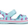 Crocs (PS) Crocs sandaler ”Ice Blue” med stort tryck 206262-4O9