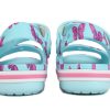 Crocs (PS) Crocs sandaler ”Ice Blue” med stort tryck 206262-4O9