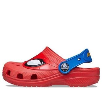 Crocs (PS) Fun Lab Klassiska Marvel Spider Man-träskor ”Red Blue” 207460-03