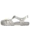 Crocs (PS) Isabella Charm Minimalistic Casual Sandaler Silver 205535-040 Crocs (PS) Isabella Charm Minimalistic Casual Sandaler Silver 205535-040