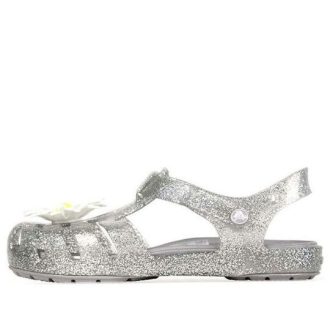 Crocs (PS) Isabella Charm Minimalistic Casual Sandaler Silver 205535-040
