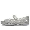 Crocs (PS) Isabella Flower Flat ”Silver” 205461-040