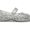 Crocs (PS) Isabella Flower Flat ”Silver” 205461-040