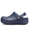 Crocs (PS) Klassisk Baya-fodrad träsko ”Navy” 207500-463
