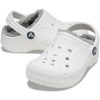 Crocs (PS) Klassisk Baya-fodrad träsko ”White Grey” 207500-11H