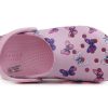 Crocs (PS) Klassisk träsko fjärilsmönster utomhus platt klack Sport Rosa sandaler 206414-6GD Crocs (PS) Klassisk träsko fjärilsmönster utomhus platt klack Sport Rosa sandaler 206414-6GD