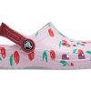 Crocs (PS) Klassisk träsko Frukttryck Snygga sportrosa sandaler 207150-6GD Crocs (PS) Klassisk träsko Frukttryck Snygga sportrosa sandaler 207150-6GD