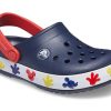 Crocs (PS) Mickey utomhus platt klack sport djupblå sandaler 207077-410