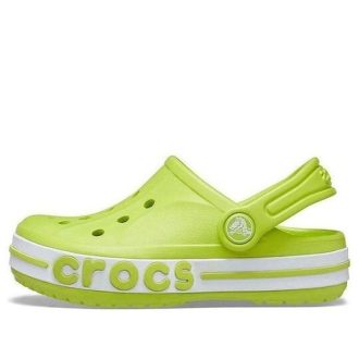 Crocs (PS) Outdoor Flat Heel Beach Sports Gröna Sandaler 205100-3TX Crocs (PS) Outdoor Flat Heel Beach Sports Gröna Sandaler 205100-3TX