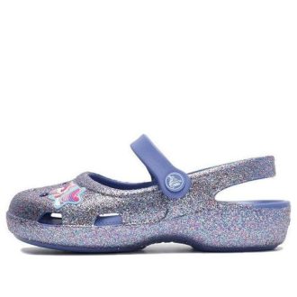 Crocs (PS) Outdoor Platt Klack Shiny Sports Blue Sandaler 206370-434 Crocs (PS) Outdoor Platt Klack Shiny Sports Blue Sandaler 206370-434