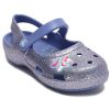 Crocs (PS) Outdoor Platt Klack Shiny Sports Blue Sandaler 206370-434 Crocs (PS) Outdoor Platt Klack Shiny Sports Blue Sandaler 206370-434