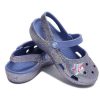 Crocs (PS) Outdoor Platt Klack Shiny Sports Blue Sandaler 206370-434 Crocs (PS) Outdoor Platt Klack Shiny Sports Blue Sandaler 206370-434