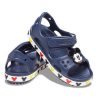 Crocs (PS) Rolig Musse kardborreband utomhus öppen tå platt klack sport djupblå sandaler 206171-410 Crocs (PS) Rolig Musse kardborreband utomhus öppen tå platt klack sport djupblå sandaler 206171-410