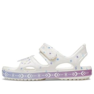 Crocs (PS) Roliga frysta vita sandaler 206172-100