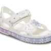 Crocs (PS) Roliga frysta vita sandaler 206172-100 Crocs (PS) Roliga frysta vita sandaler 206172-100