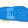 Crocs (PS) Roligt mönster, platt klack, sportblå sandaler 207074-4JL