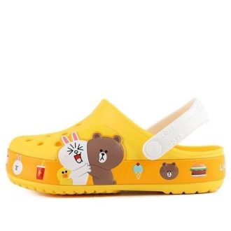 Crocs (PS) Små Crocs Beach Yellow Sandaler 206028-730