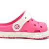 Crocs (PS) Small Crocs Outdoor Platt Klack Sport Rosa Sandaler 202282-6MI