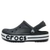 Crocs (PS) Small Crocs Outdoor Platt Klack Strandsport Svart Vit Sandaler ”Svart Vit” 205100-001 Crocs (PS) Small Crocs Outdoor Platt Klack Strandsport Svart Vit Sandaler ”Svart Vit” 205100-001