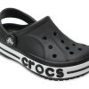 Crocs (PS) Small Crocs Outdoor Platt Klack Strandsport Svart Vit Sandaler ”Svart Vit” 205100-001 Crocs (PS) Small Crocs Outdoor Platt Klack Strandsport Svart Vit Sandaler ”Svart Vit” 205100-001