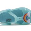 Crocs (PS) Small Crocs utomhus platt klack sport isblå sandaler 205534-4O9
