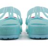 Crocs (PS) Small Crocs utomhus platt klack sport isblå sandaler 205534-4O9