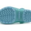 Crocs (PS) Small Crocs utomhus platt klack sport isblå sandaler 205534-4O9