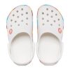 Crocs Rainbow Outdoor Beach Sports Big Boys White Sandaler 207007-100 Crocs Rainbow Outdoor Beach Sports Big Boys White Sandaler 207007-100