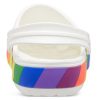 Crocs Rainbow White Sandaler 206361-94S