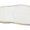 Crocs Rainbow White Sandaler 206361-94S