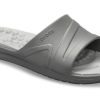 Crocs Reviva Cozy, halkfria platta sporttofflor Unisex Grå 205546-0DV