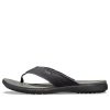 Crocs Santa Cruz Canvas Flip Flops ”Black Slate Grey” 205612-0DD
