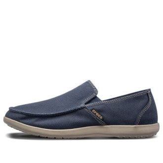 Crocs Santa Cruz Halkfri ventilerande Athleisure Casual Sportsko Deep Blue 202972-4BM