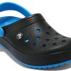 Crocs slitstarka lättviktsmysiga sport unisex svart blå sandaler ”Black Blue” 205237-49S Crocs slitstarka lättviktsmysiga sport unisex svart blå sandaler ”Black Blue” 205237-49S