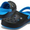Crocs slitstarka lättviktsmysiga sport unisex svart blå sandaler ”Black Blue” 205237-49S Crocs slitstarka lättviktsmysiga sport unisex svart blå sandaler ”Black Blue” 205237-49S