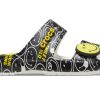 Crocs SmileyWorld x Classic Sandal ”Black White” 207207-94S