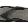 Crocs Soft Sole Mysig flip-flops Unisex Svart Grå 10024-05M