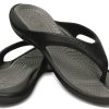 Crocs Soft Sole Mysig flip-flops Unisex Svart Grå 10024-05M